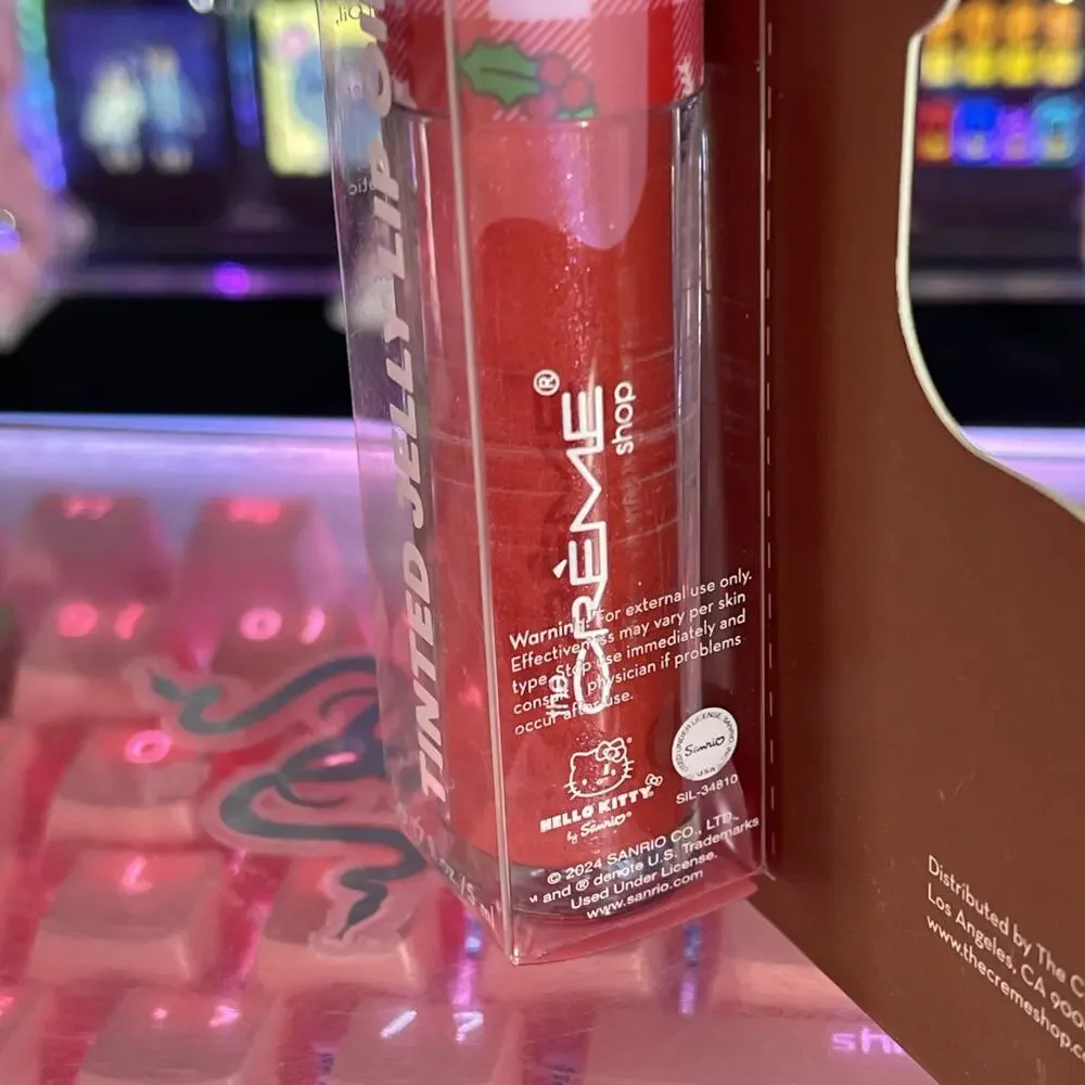 The Creme Shop Hello Kitty Lip Oil Christmas Tinted Jelly Starstruck Sanrio